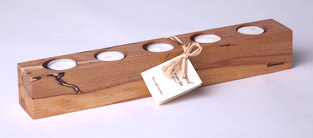 Horizontal Tea Light Holder